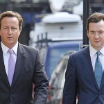 Sévère plan d’austérité britannique par Osborne et Cameron